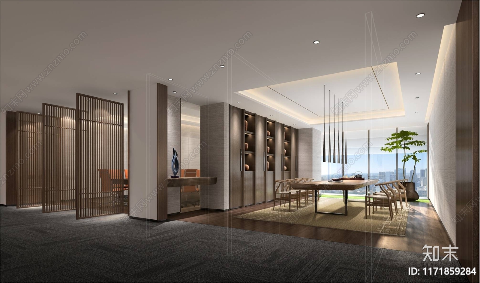 现代其他工装空间cad施工图下载【ID:1171859284】