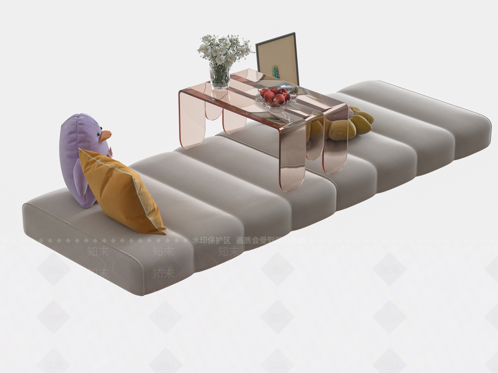 现代飘窗3D模型下载【ID:1165236917】