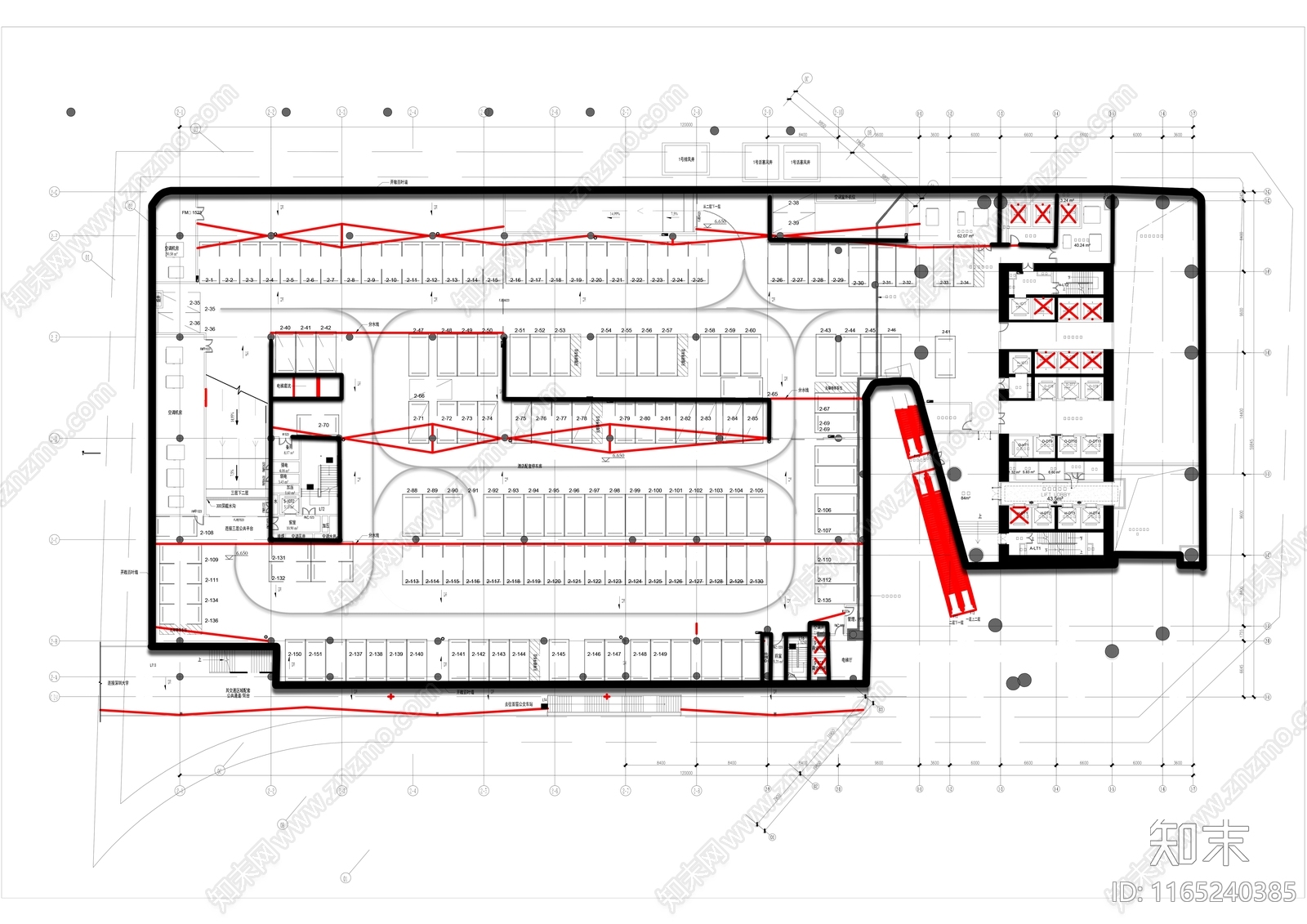 现代其他商业建筑cad施工图下载【ID:1165240385】