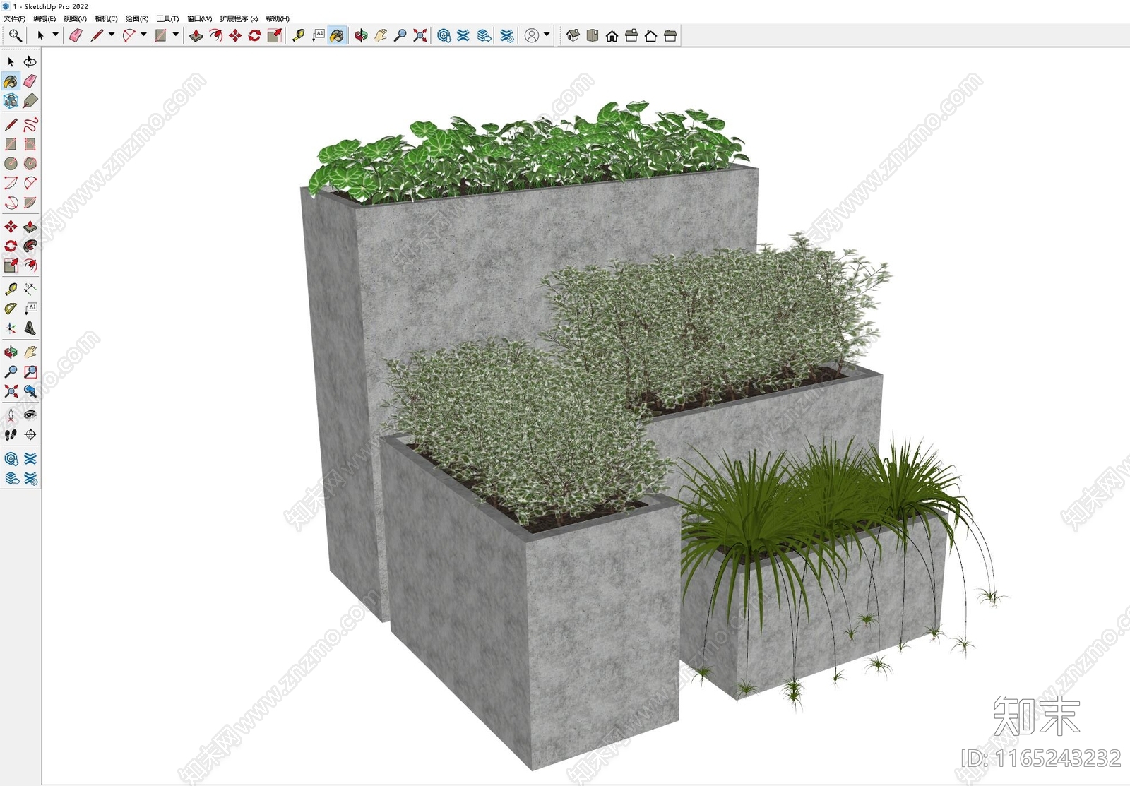 盆栽SU模型下载【ID:1165243232】