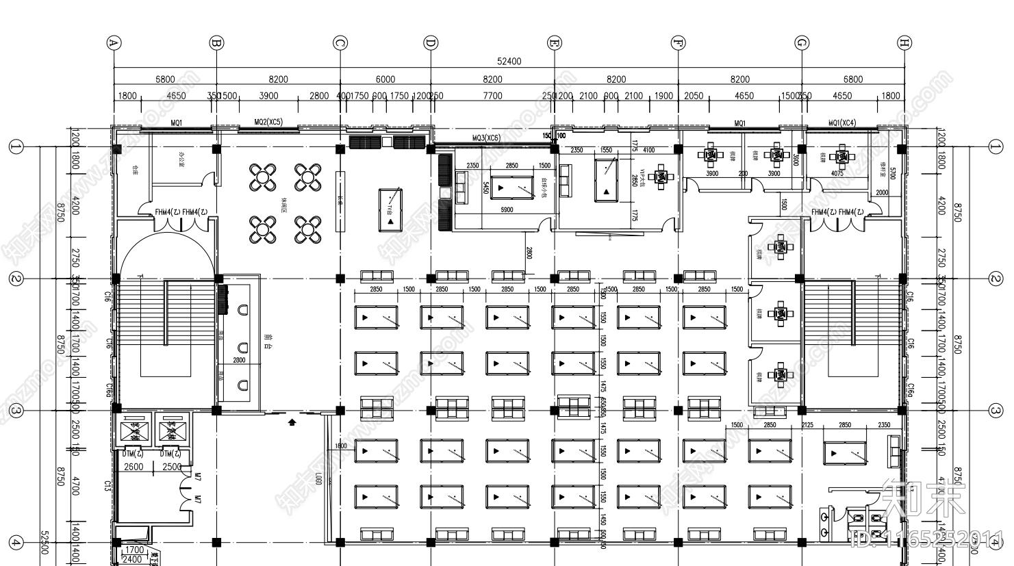工装平面图施工图下载【ID:1165252011】