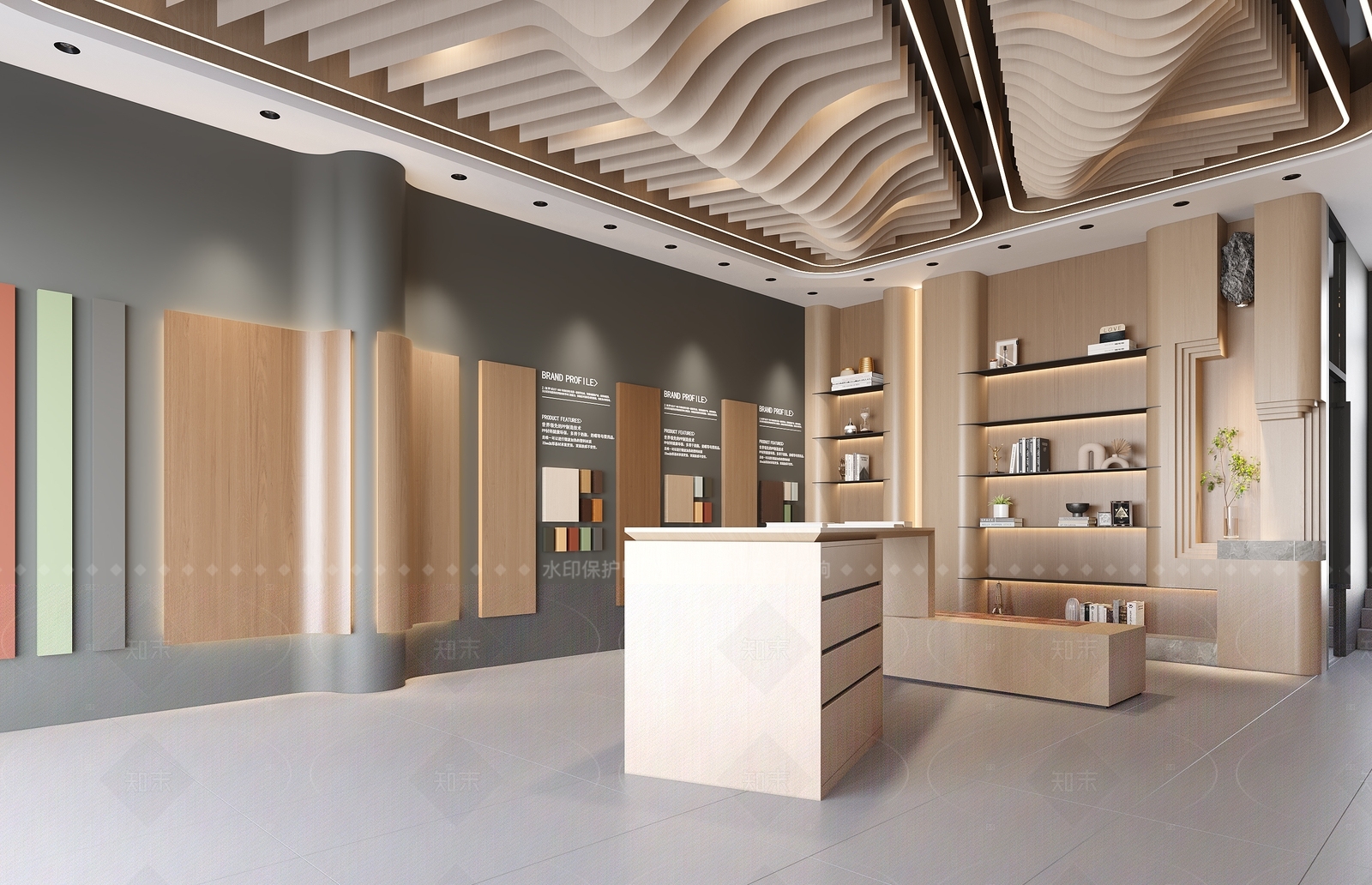 现代其他商业空间3D模型下载【ID:1165254232】