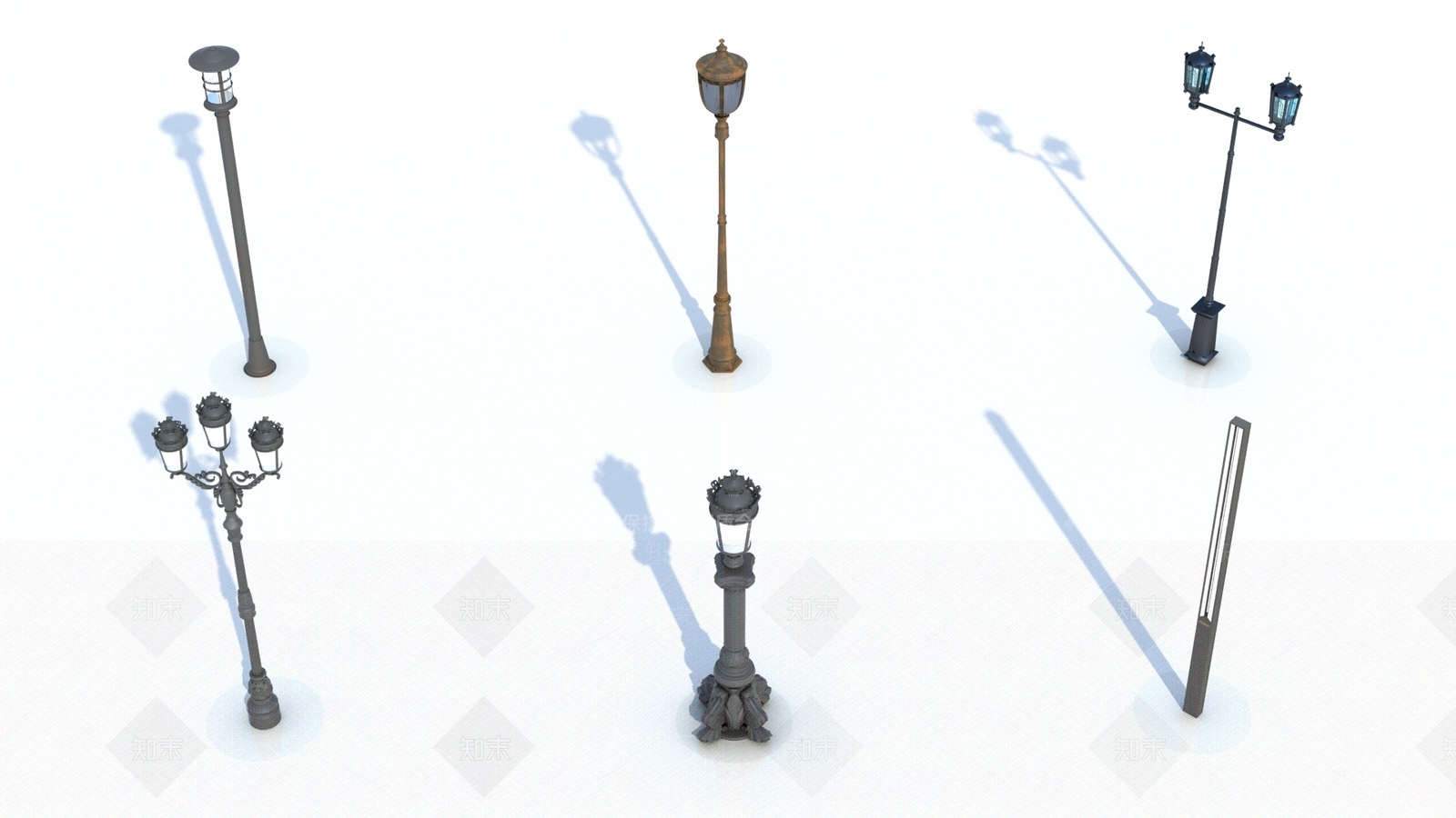 路灯3D模型下载【ID:1165262652】