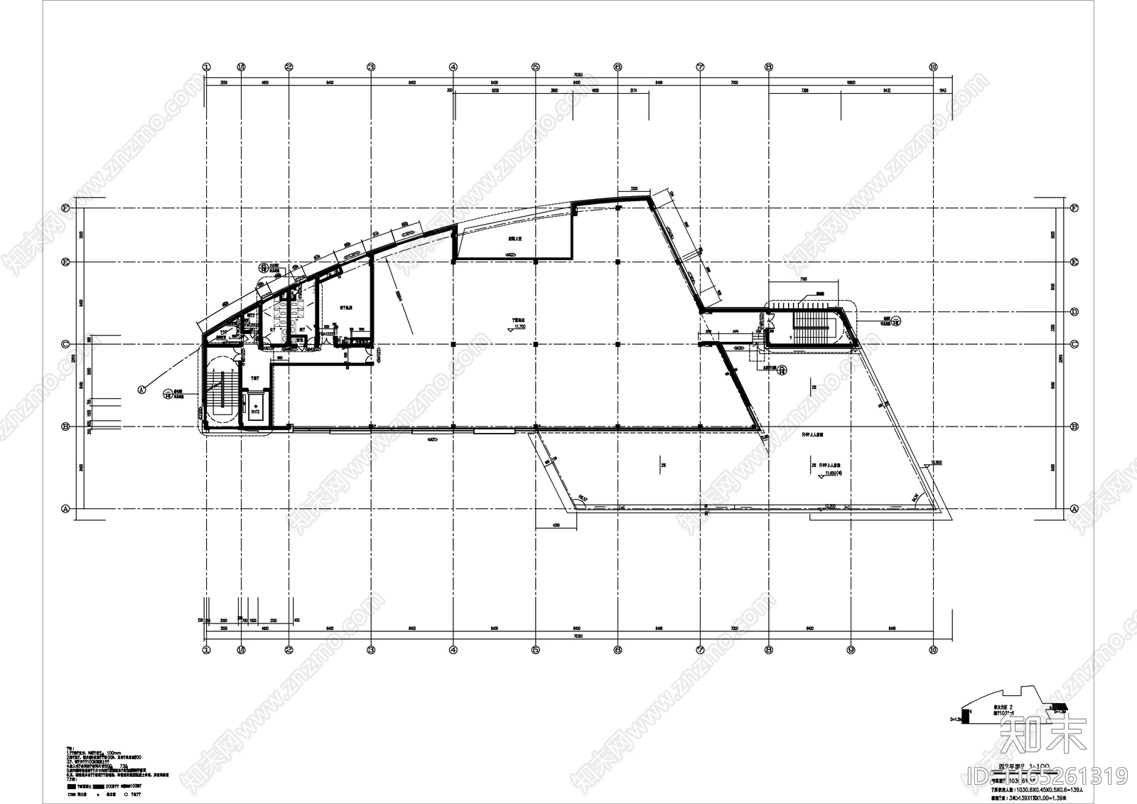 现代商业综合体cad施工图下载【ID:1165261319】