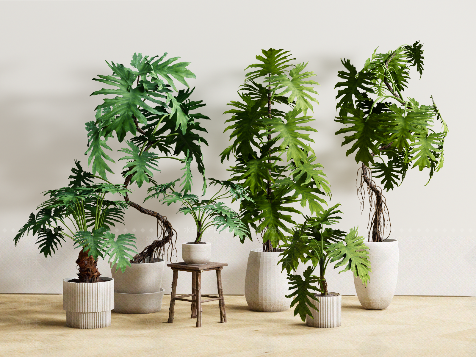 植物组合SU模型下载【ID:1165266540】