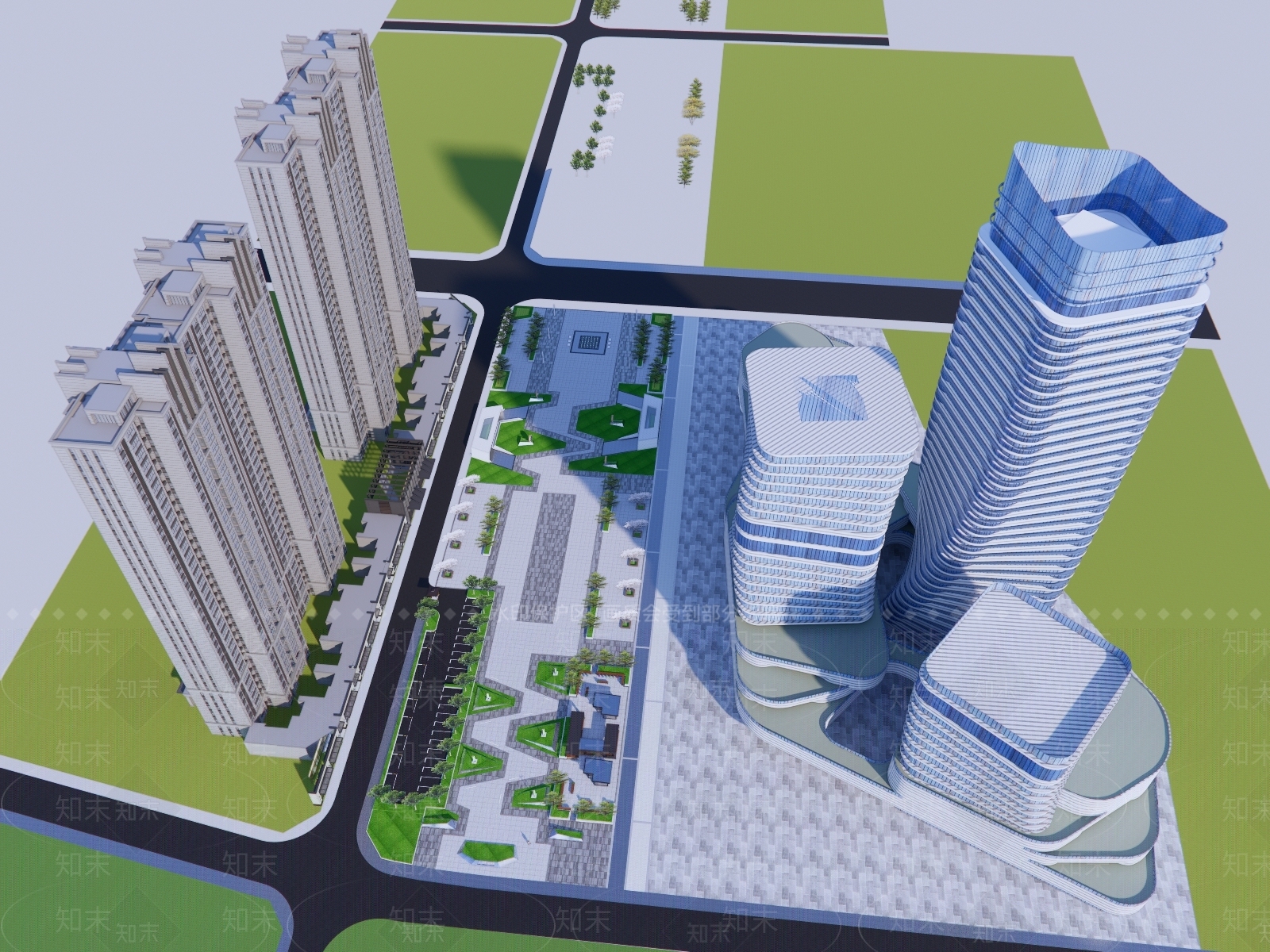 现代其他商业建筑SU模型下载【ID:1165267468】