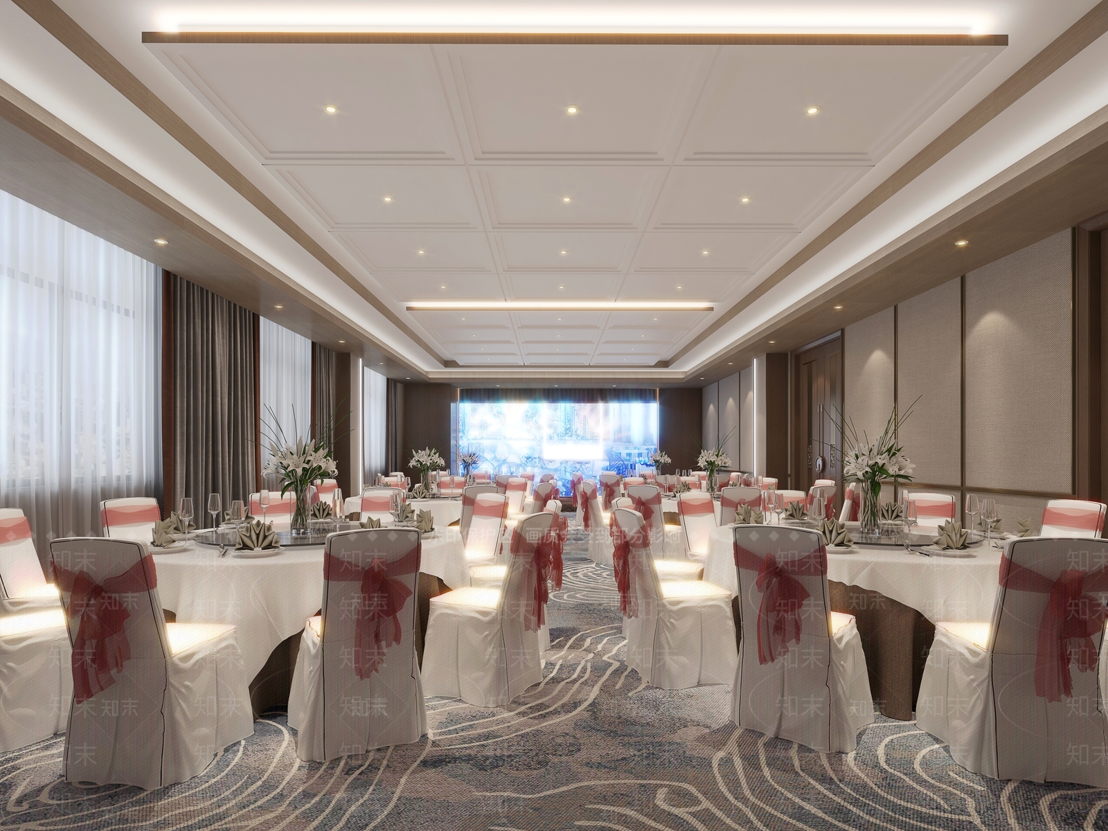 新中式其他餐饮空间3D模型下载【ID:1165268448】