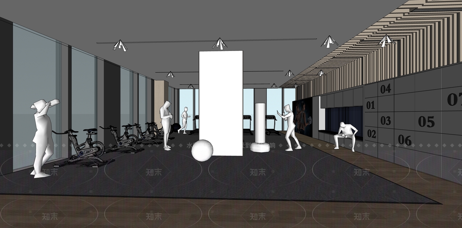 现代其他休闲娱乐空间SU模型下载【ID:1216069822】