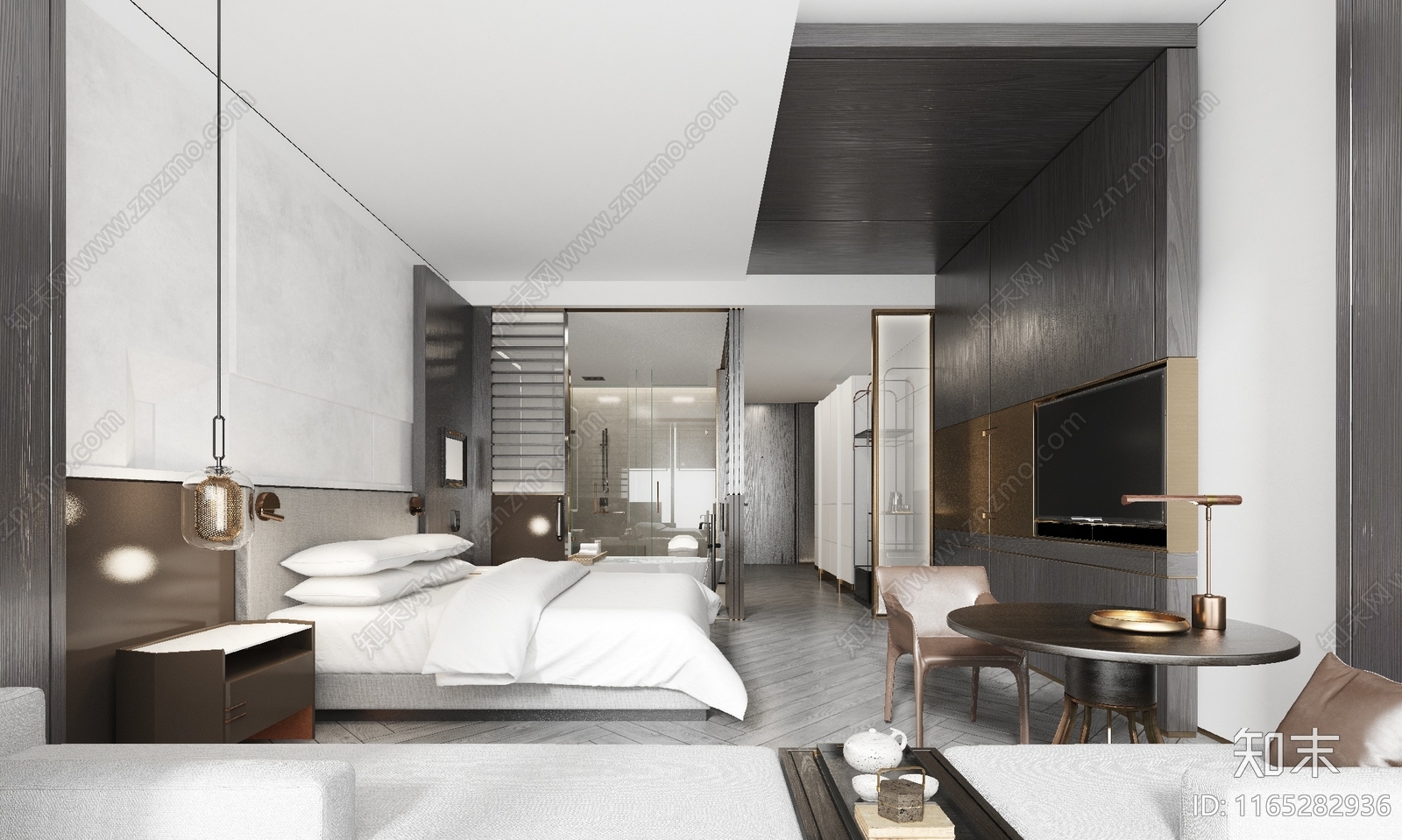 现代酒店3D模型下载【ID:1165282936】_知末3d模型网