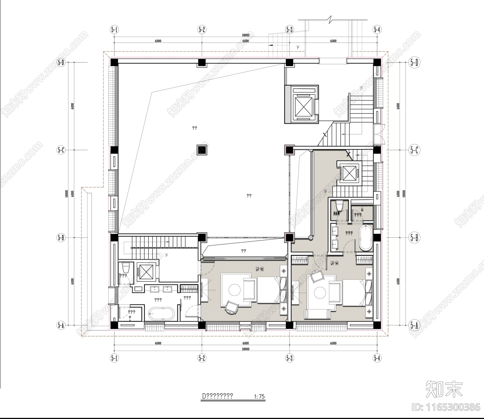 新中式会所cad施工图下载【ID:1165300386】