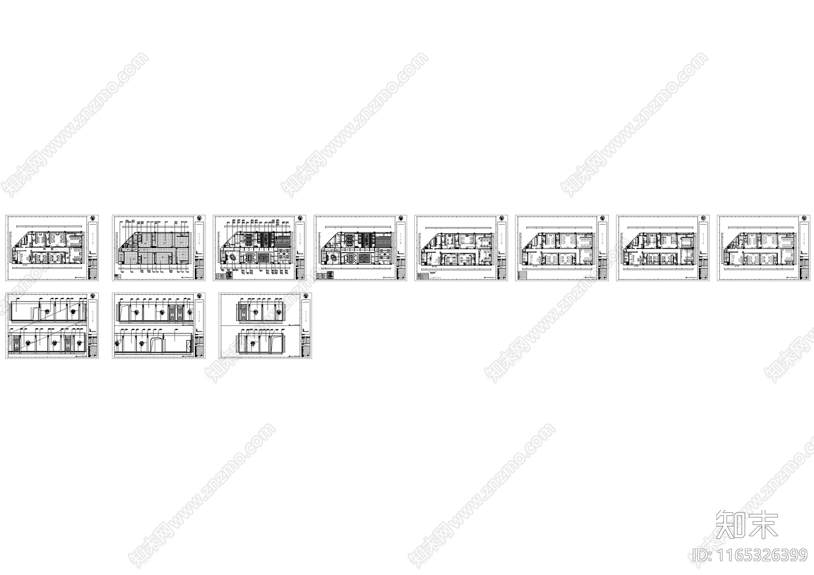 现代KTV施工图下载【ID:1165326399】