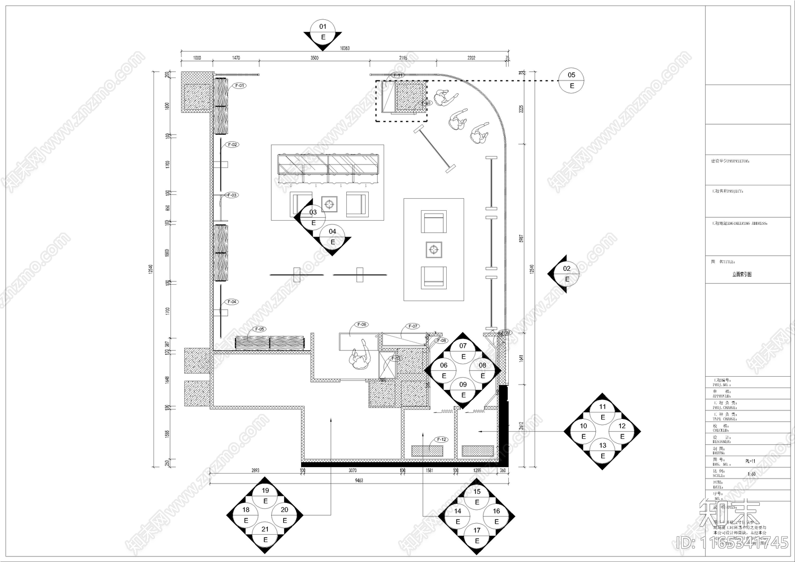 现代服装店cad施工图下载【ID:1165341745】