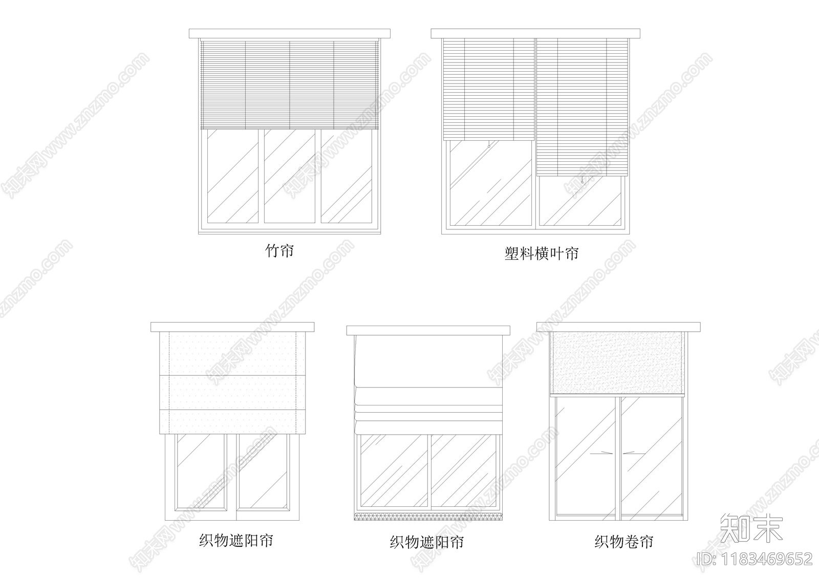 现代新中式填充图案cad施工图下载【ID:1183469652】