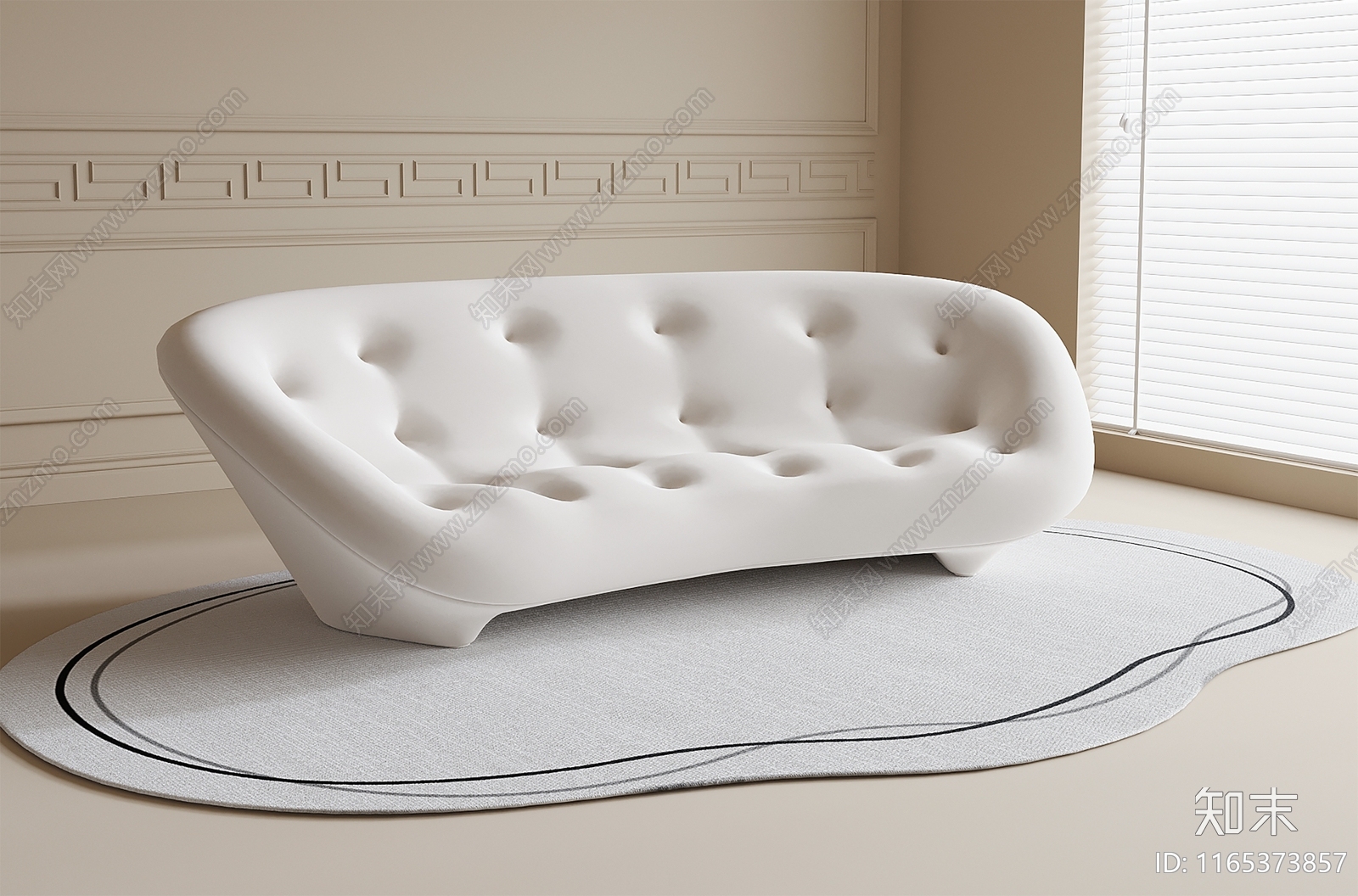 现代其他沙发3D模型下载【ID:1165373857】