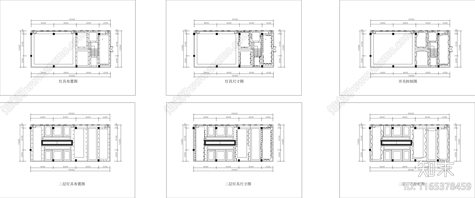 新中式展厅cad施工图下载【ID:1165378459】