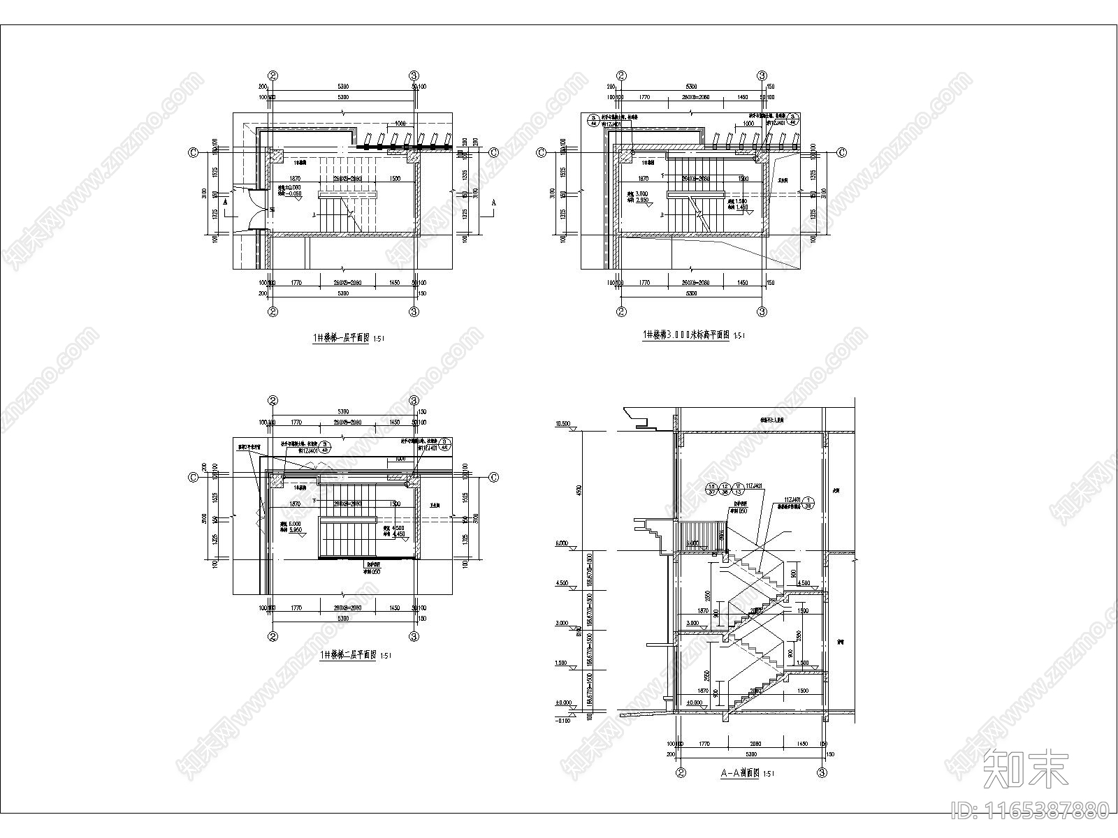 现代新中式售楼处建筑施工图下载【ID:1165387880】