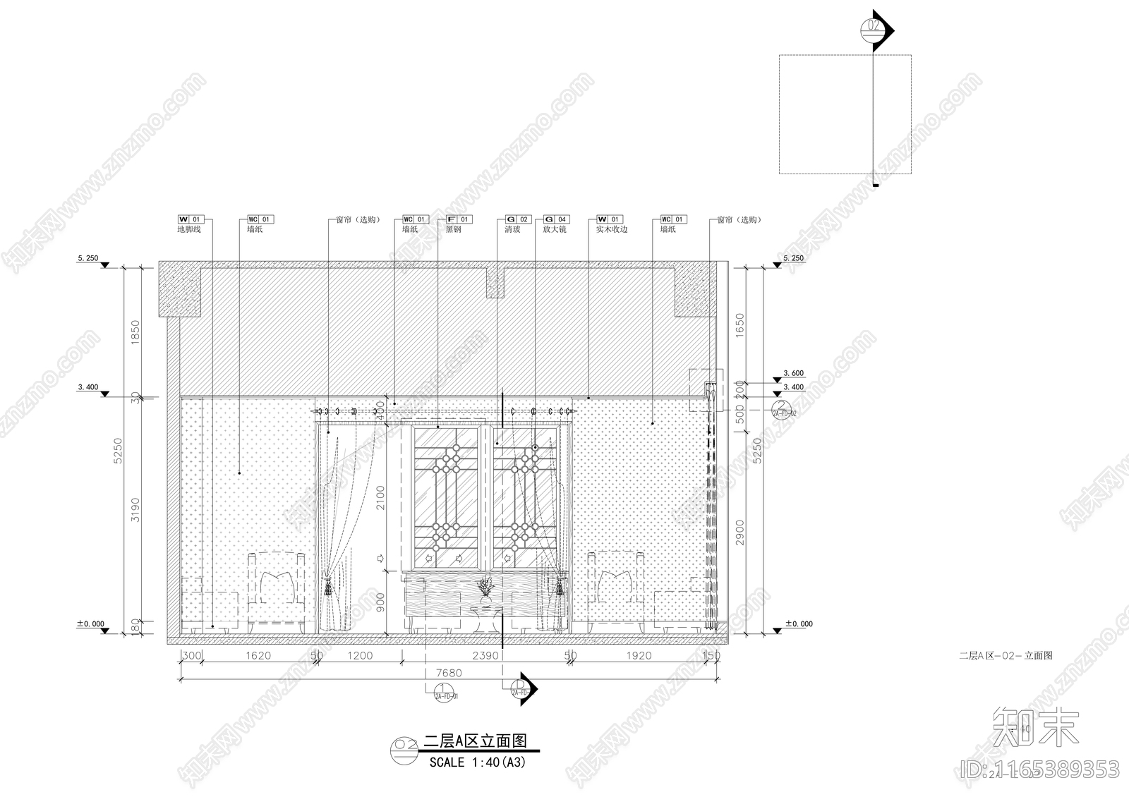 现代会所cad施工图下载【ID:1165389353】