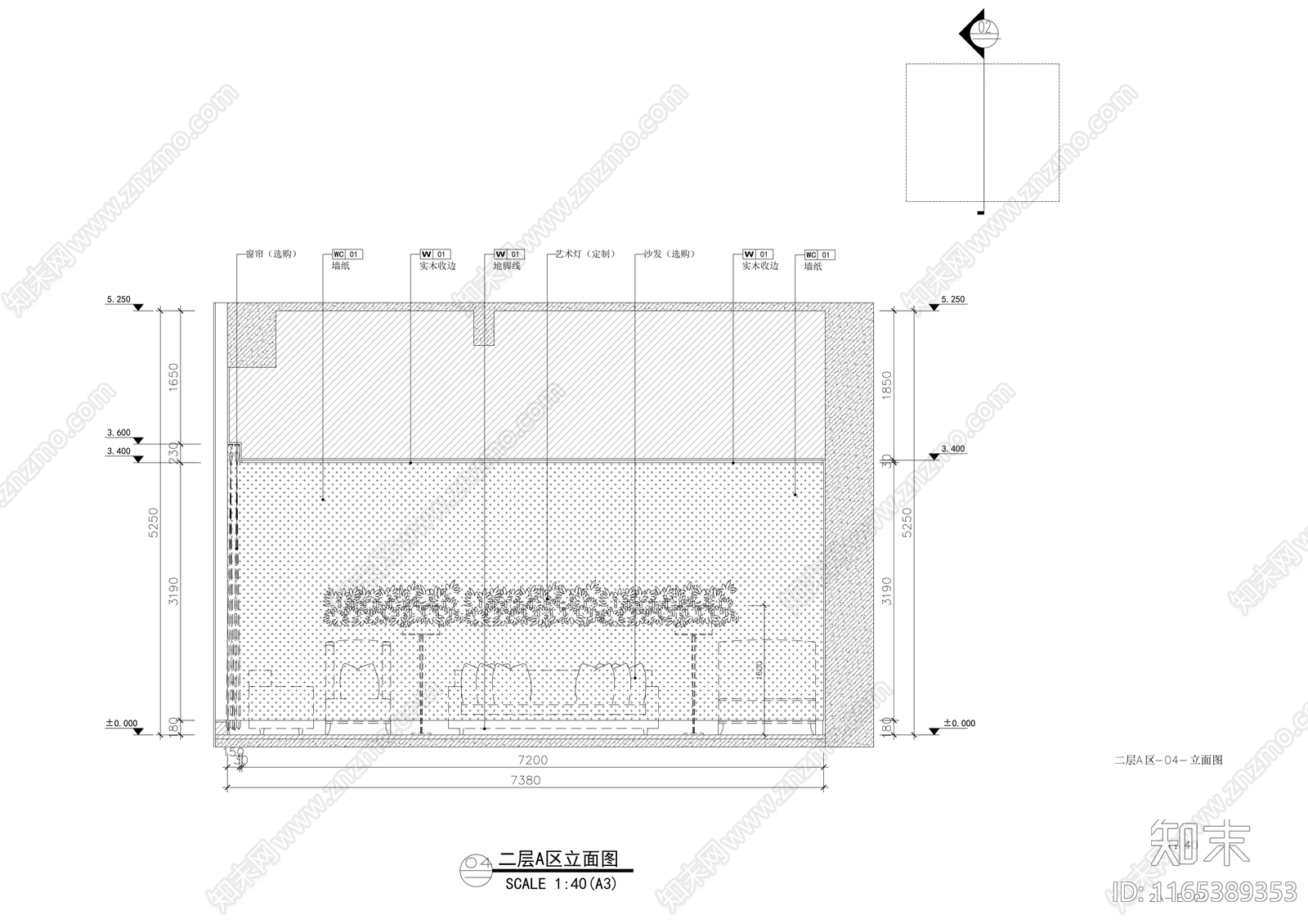现代会所cad施工图下载【ID:1165389353】