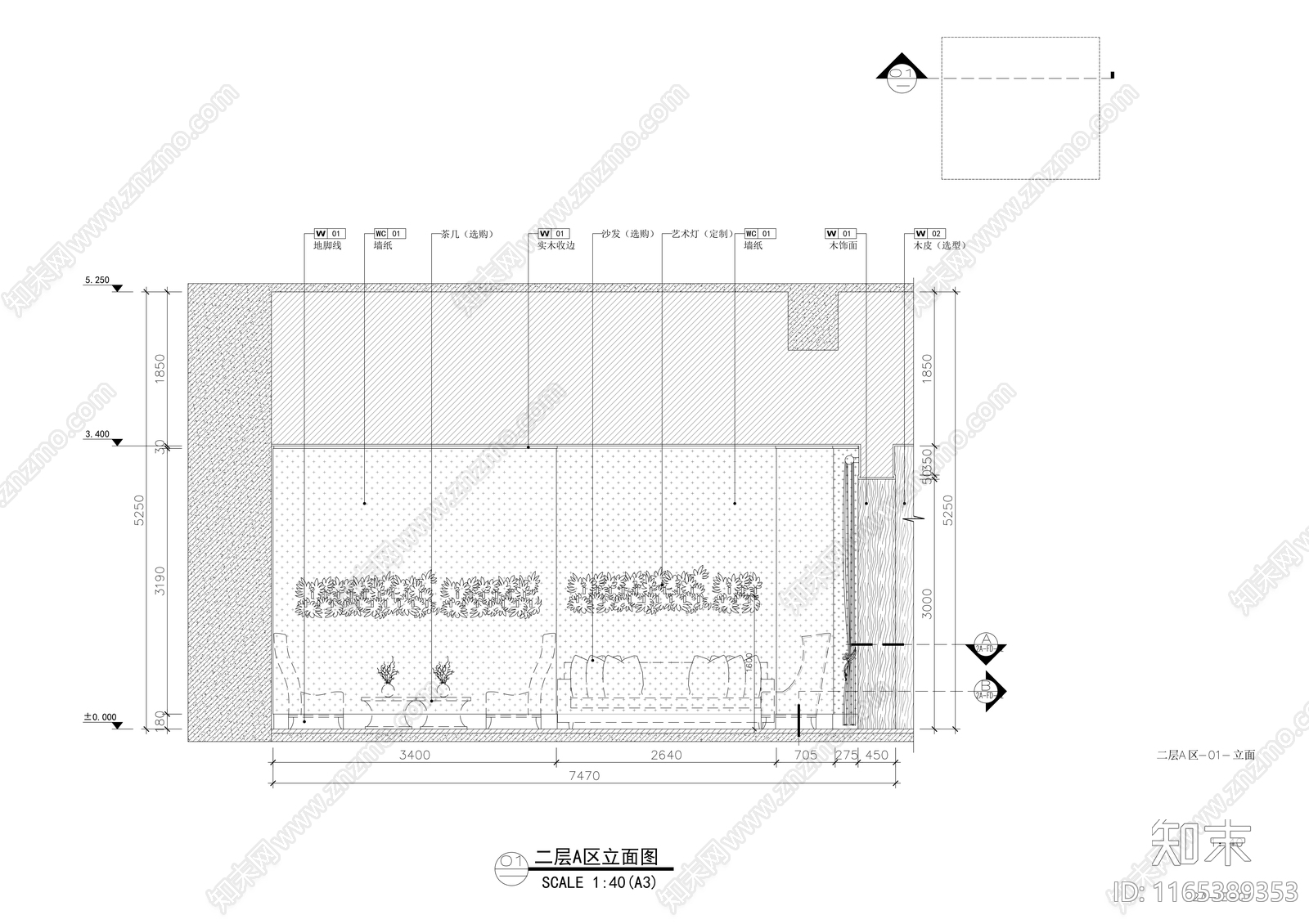 现代会所cad施工图下载【ID:1165389353】