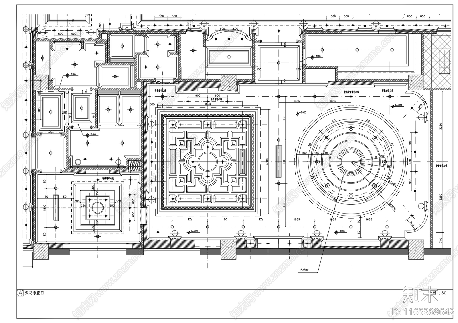 现代会所cad施工图下载【ID:1165389642】