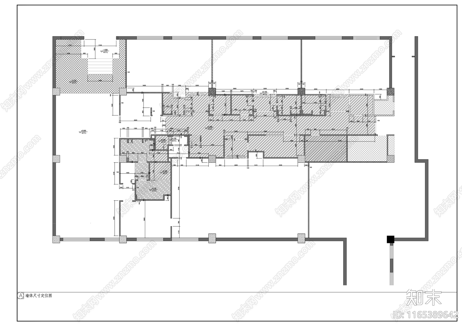 现代会所cad施工图下载【ID:1165389642】