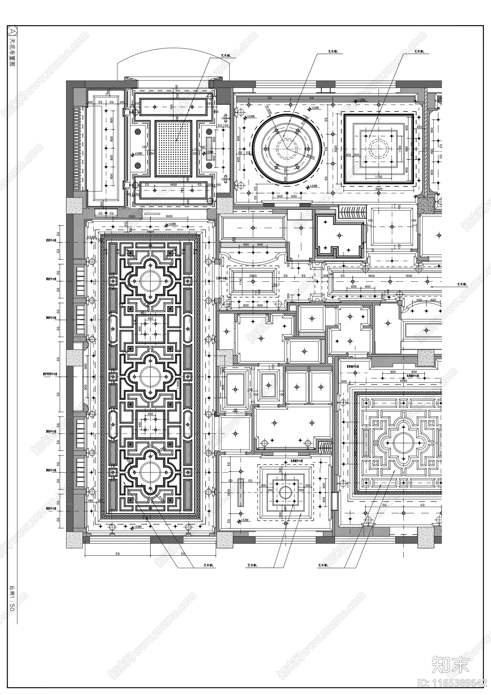 现代会所cad施工图下载【ID:1165389642】