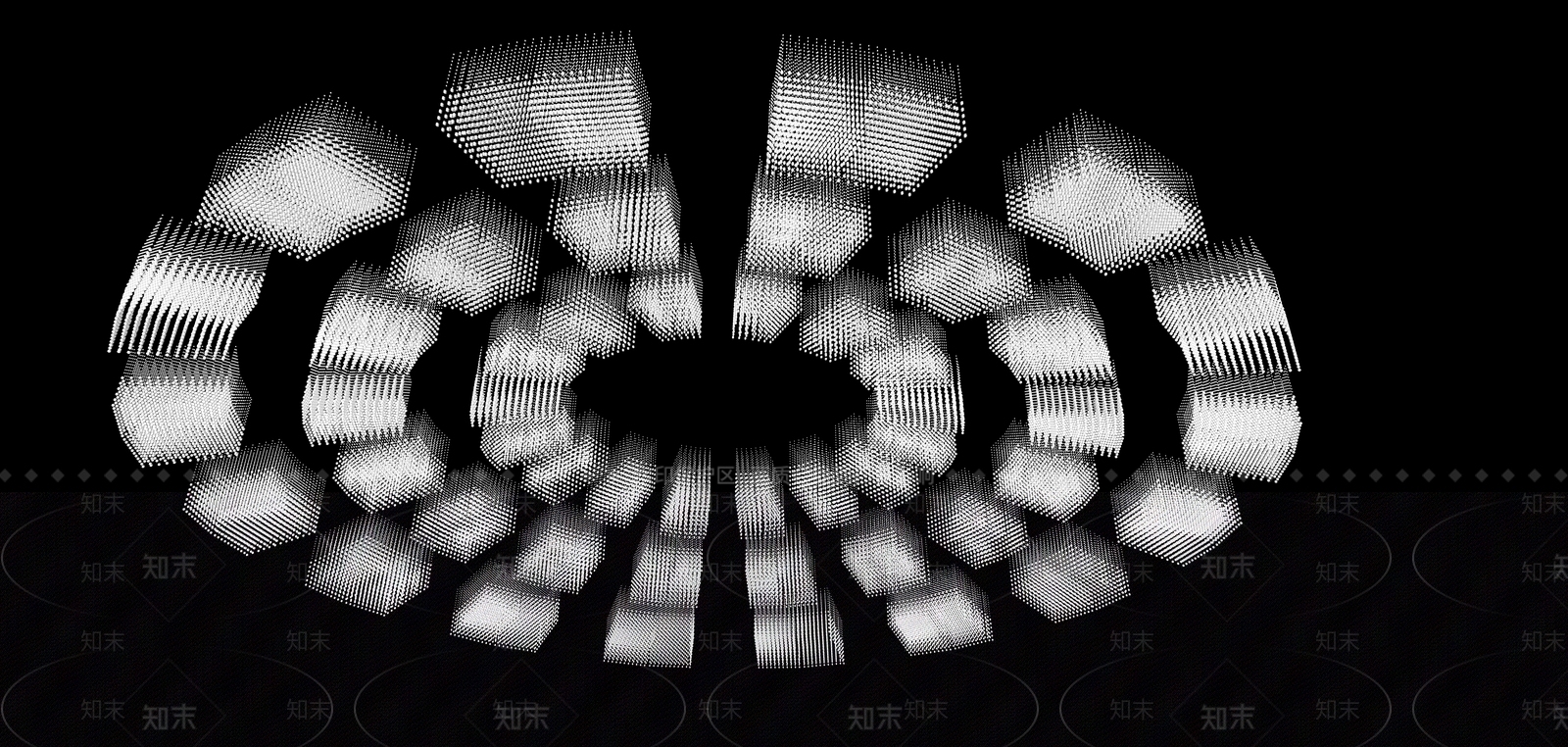 现代极简宴会厅SU模型下载【ID:1165533292】