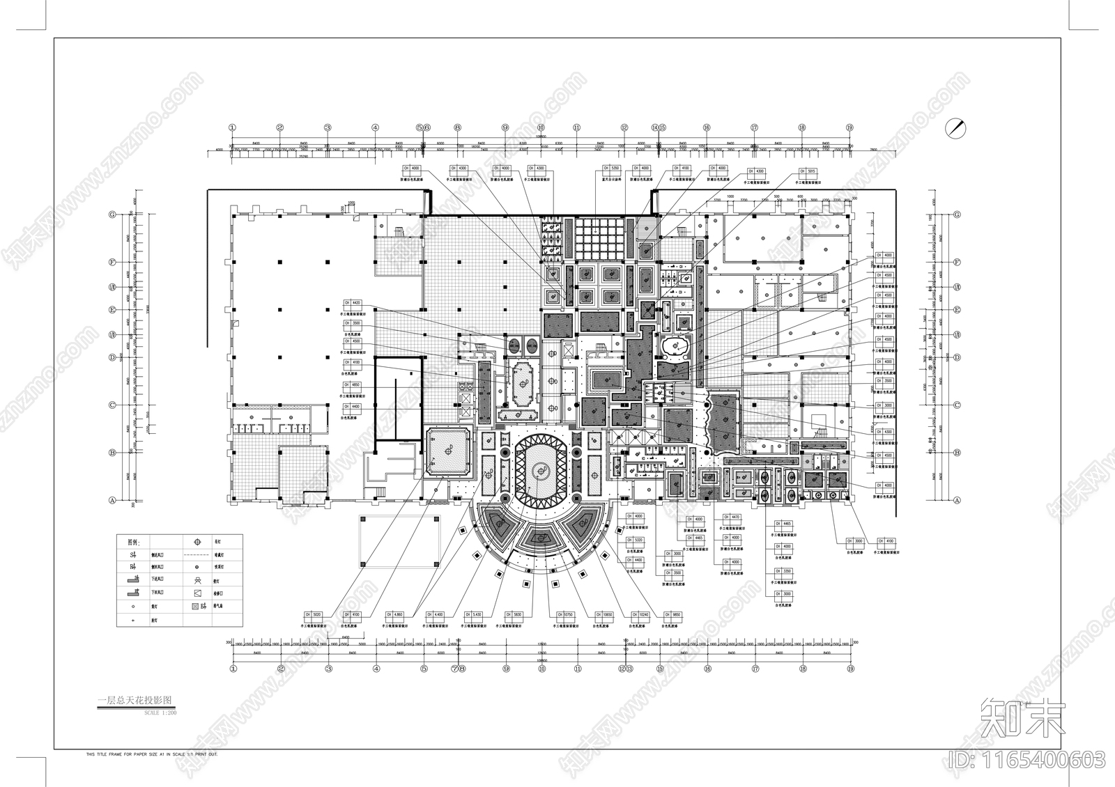 现代会所cad施工图下载【ID:1165400603】