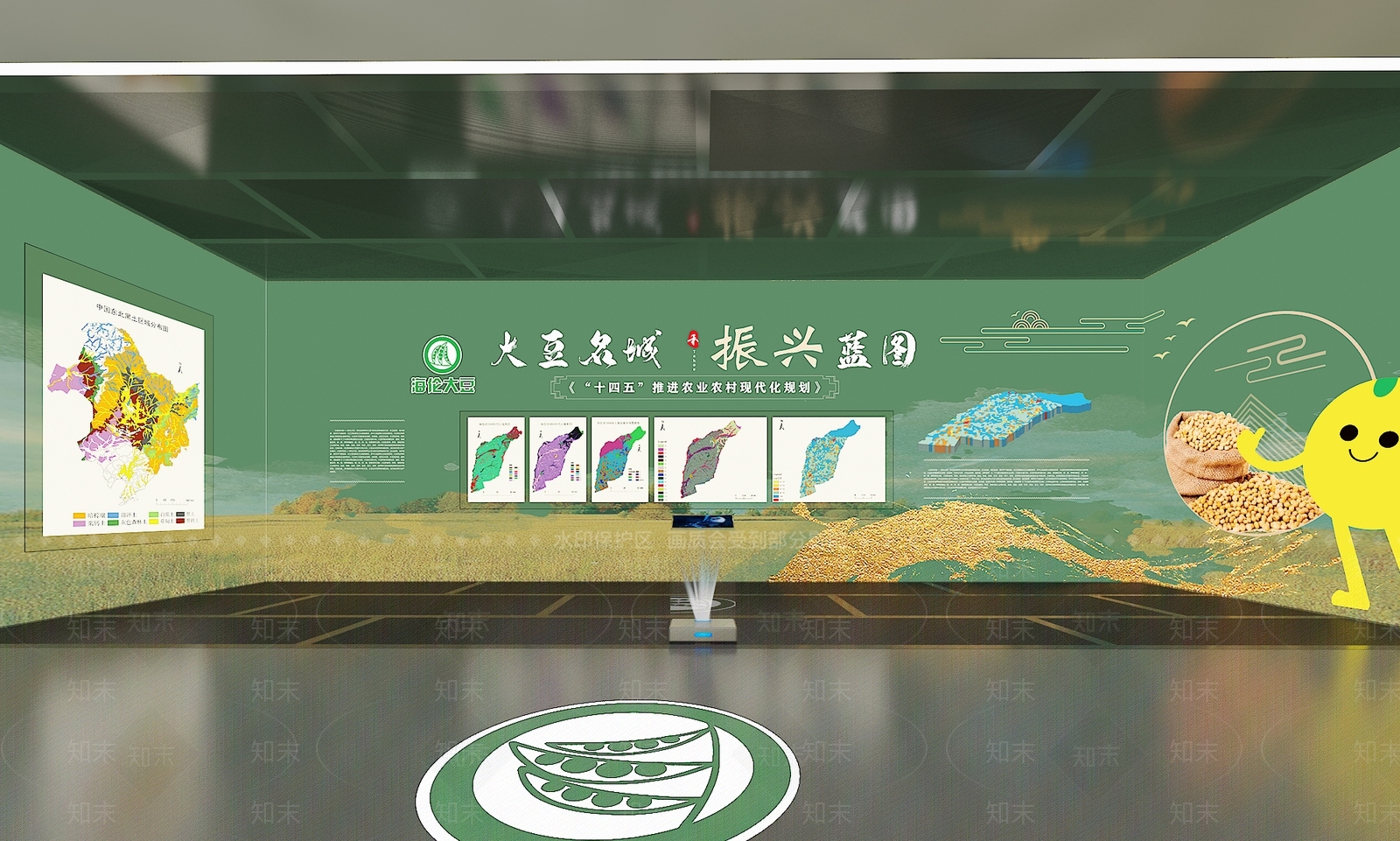 新中式博物馆SU模型下载【ID:1165401429】