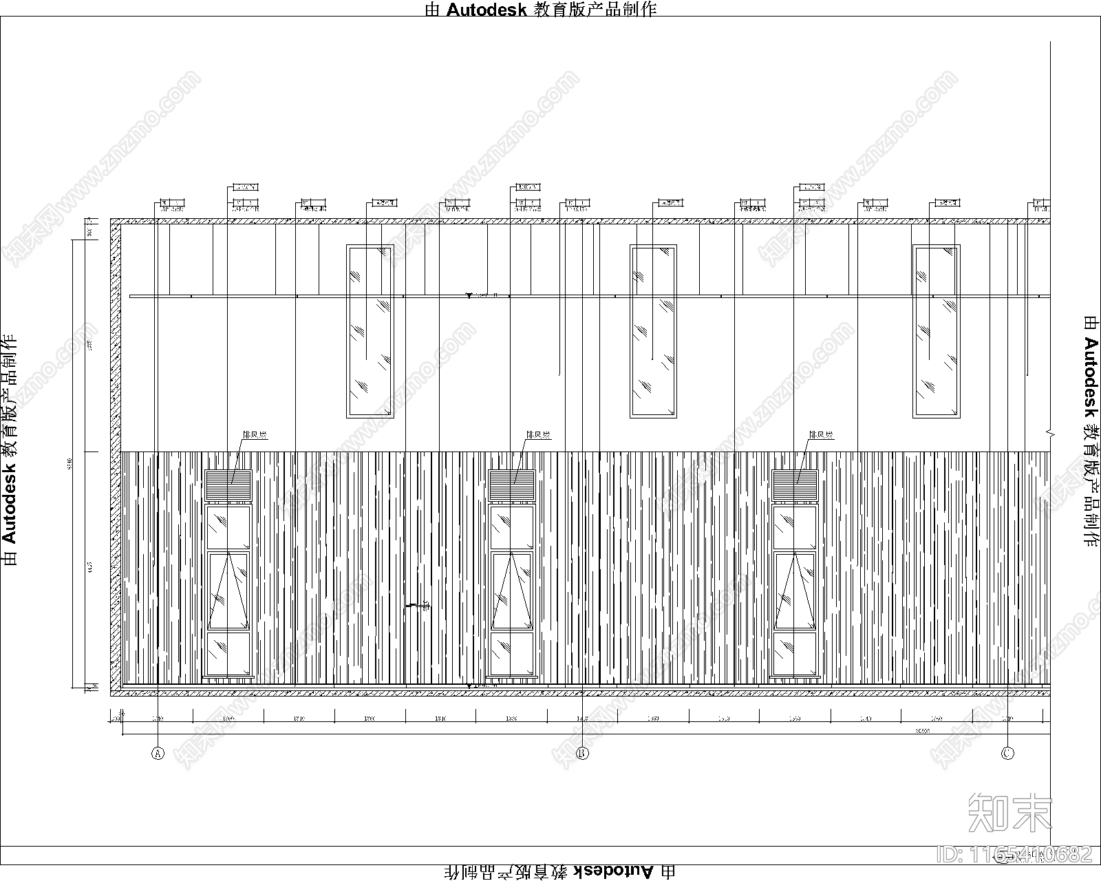 现代轻奢售楼处cad施工图下载【ID:1165410682】
