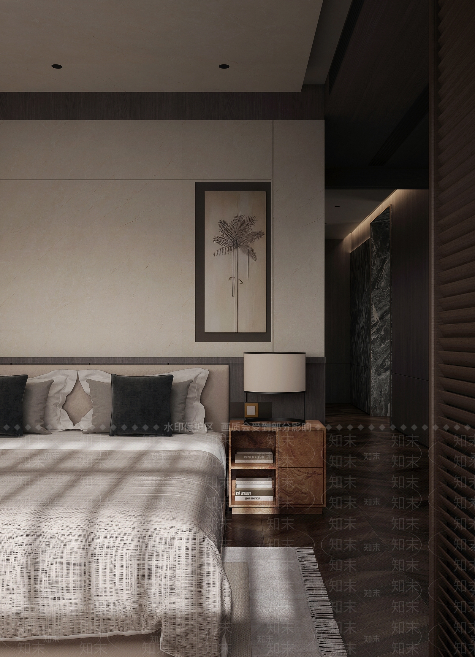 现代家居卧室3D模型下载【ID:1165415557】