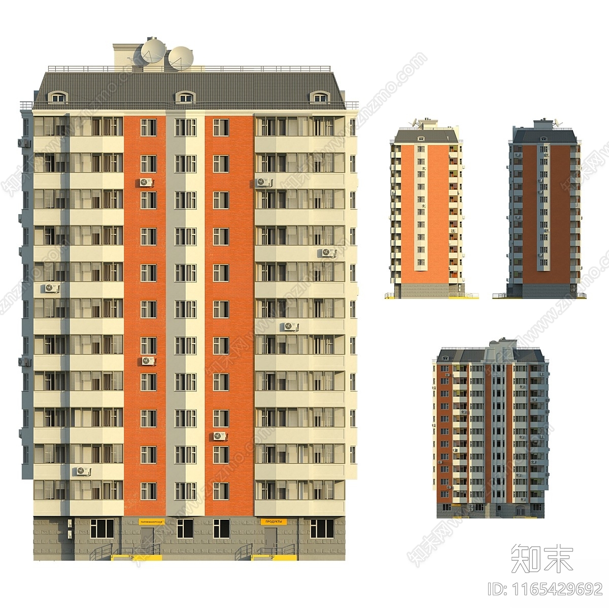 其他建筑外观3D模型下载【ID:1165429692】