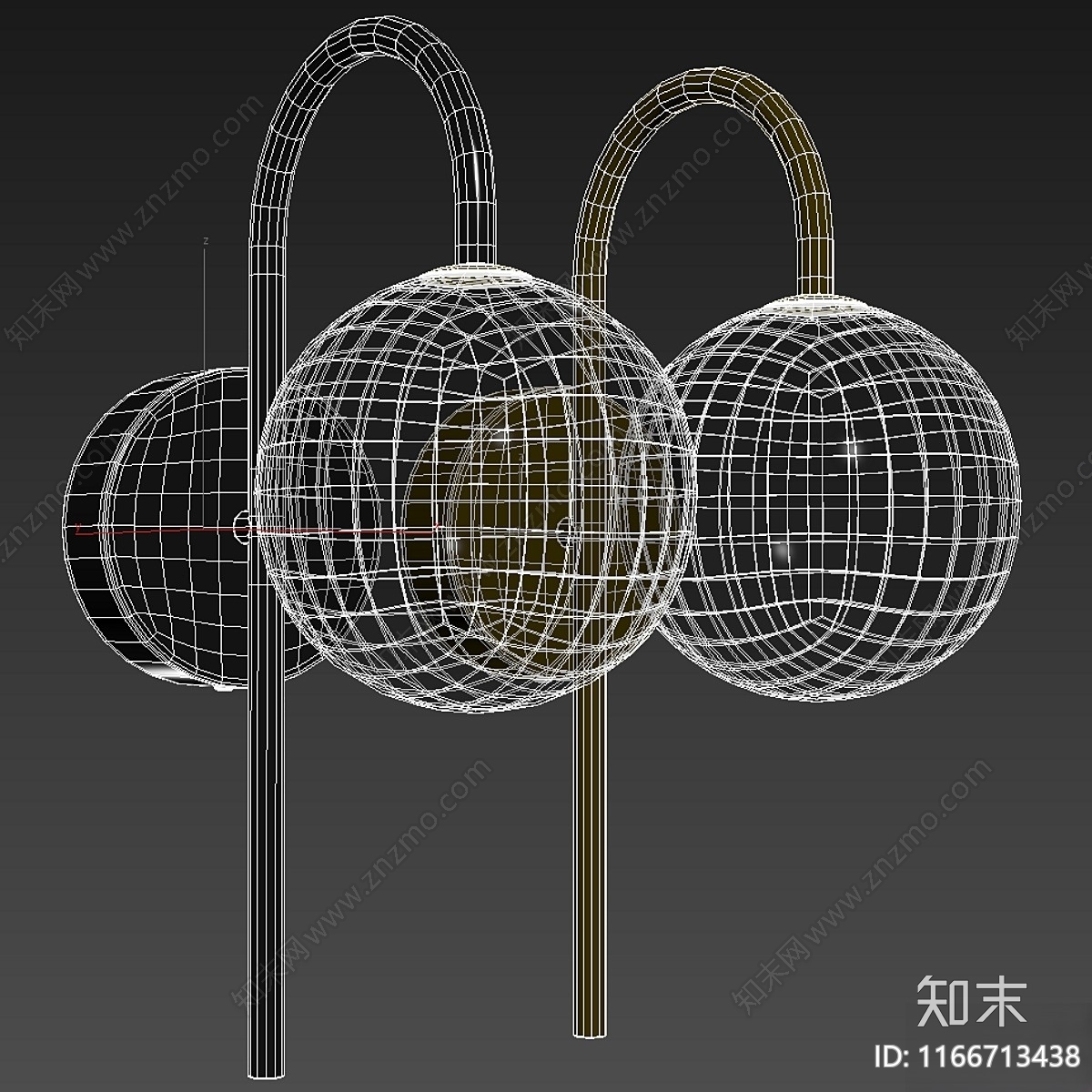 现代壁灯3D模型下载【ID:1166713438】