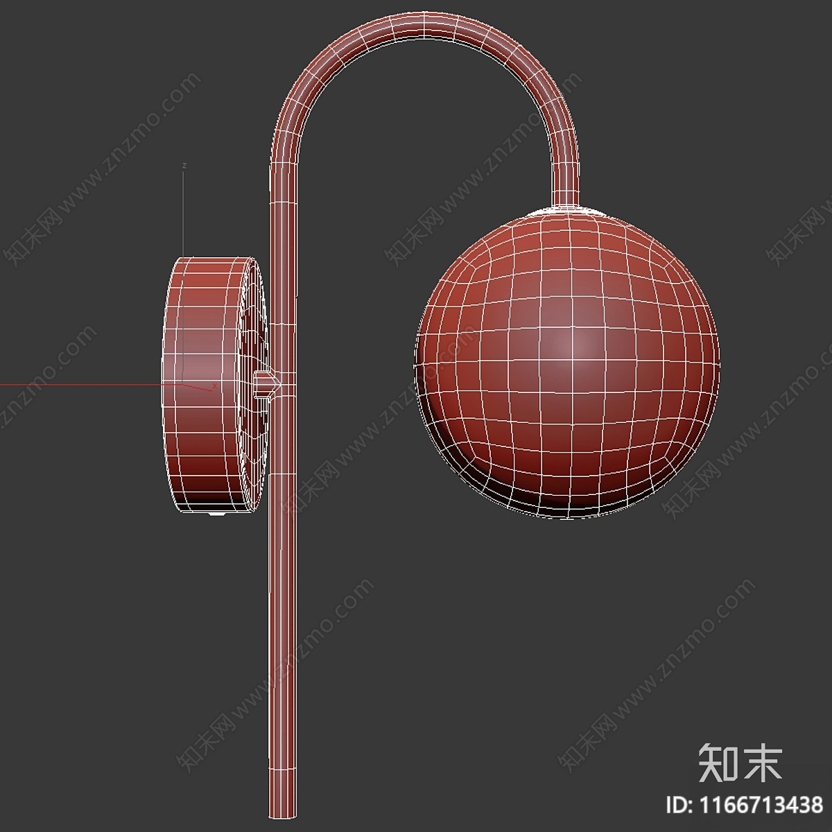 现代壁灯3D模型下载【ID:1166713438】