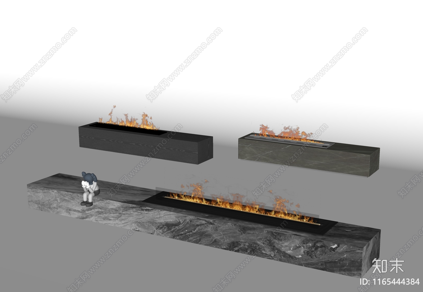 现代壁炉SU模型下载【ID:1165444384】