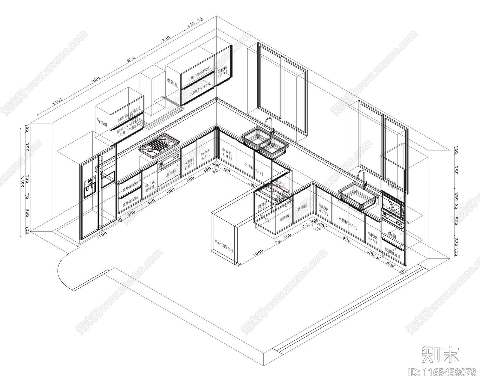 现代家具节点详图cad施工图下载【ID:1165458078】