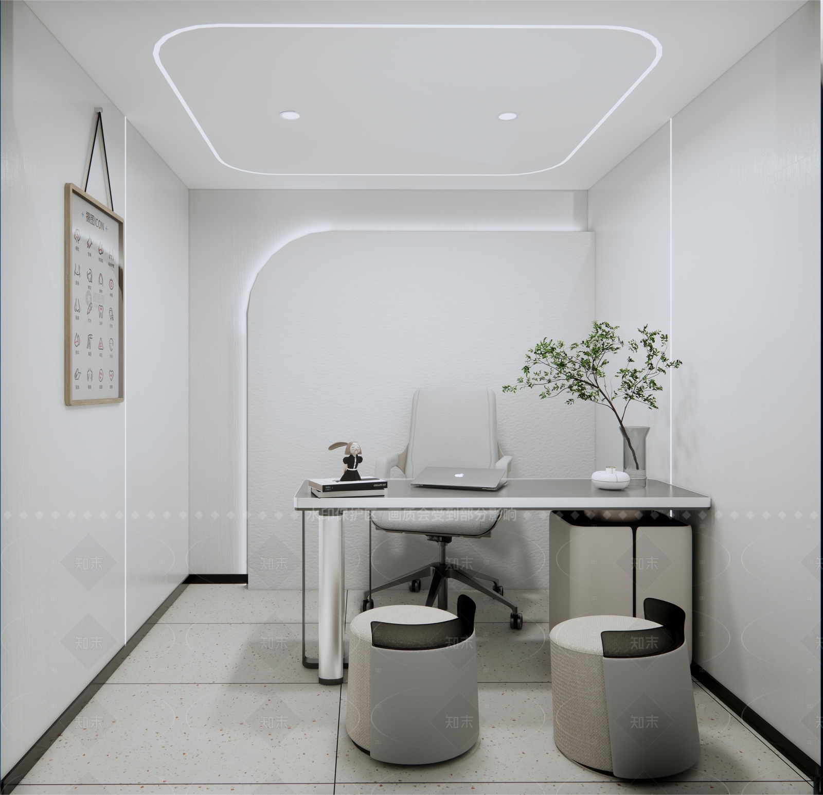 现代美妆店SU模型下载【ID:1165496732】