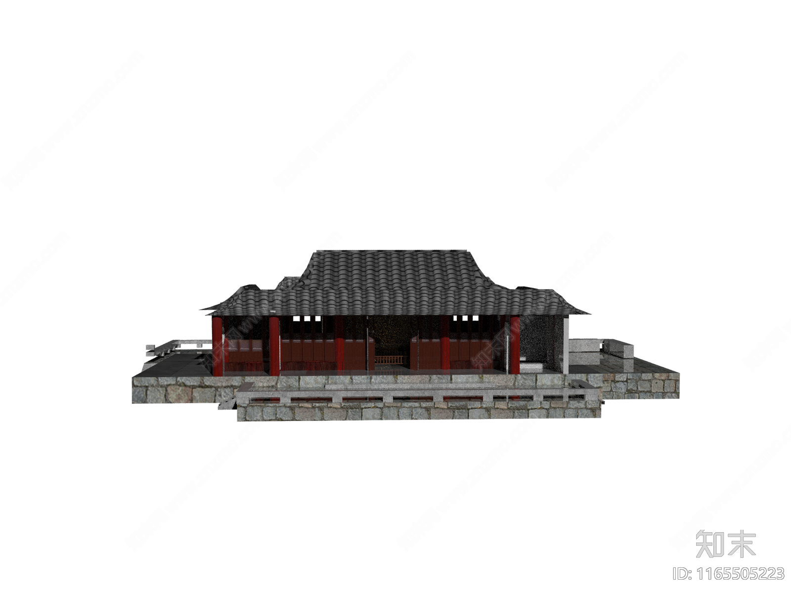 中式公园3D模型下载【ID:1165505223】