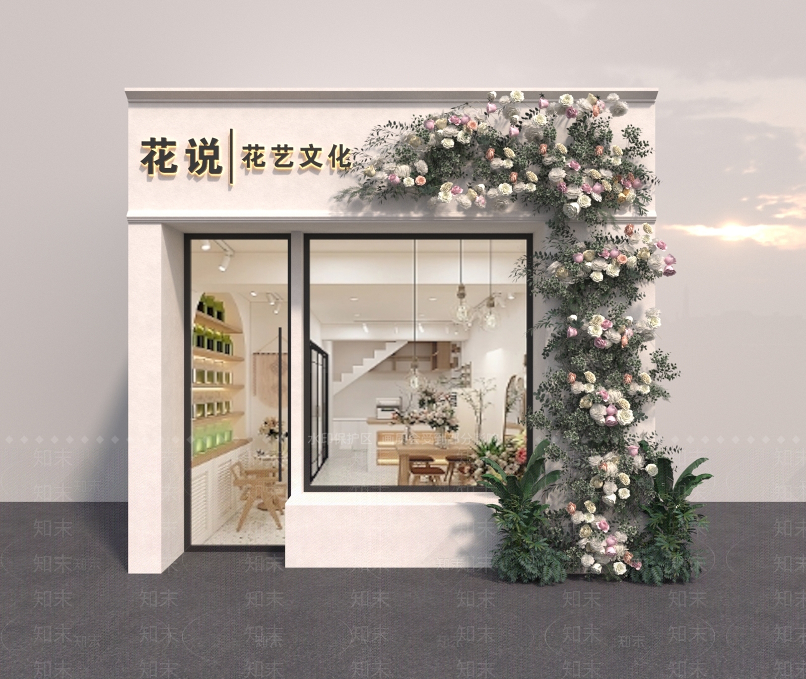 现代门头SU模型精品下载_SketchUp模型_知末网