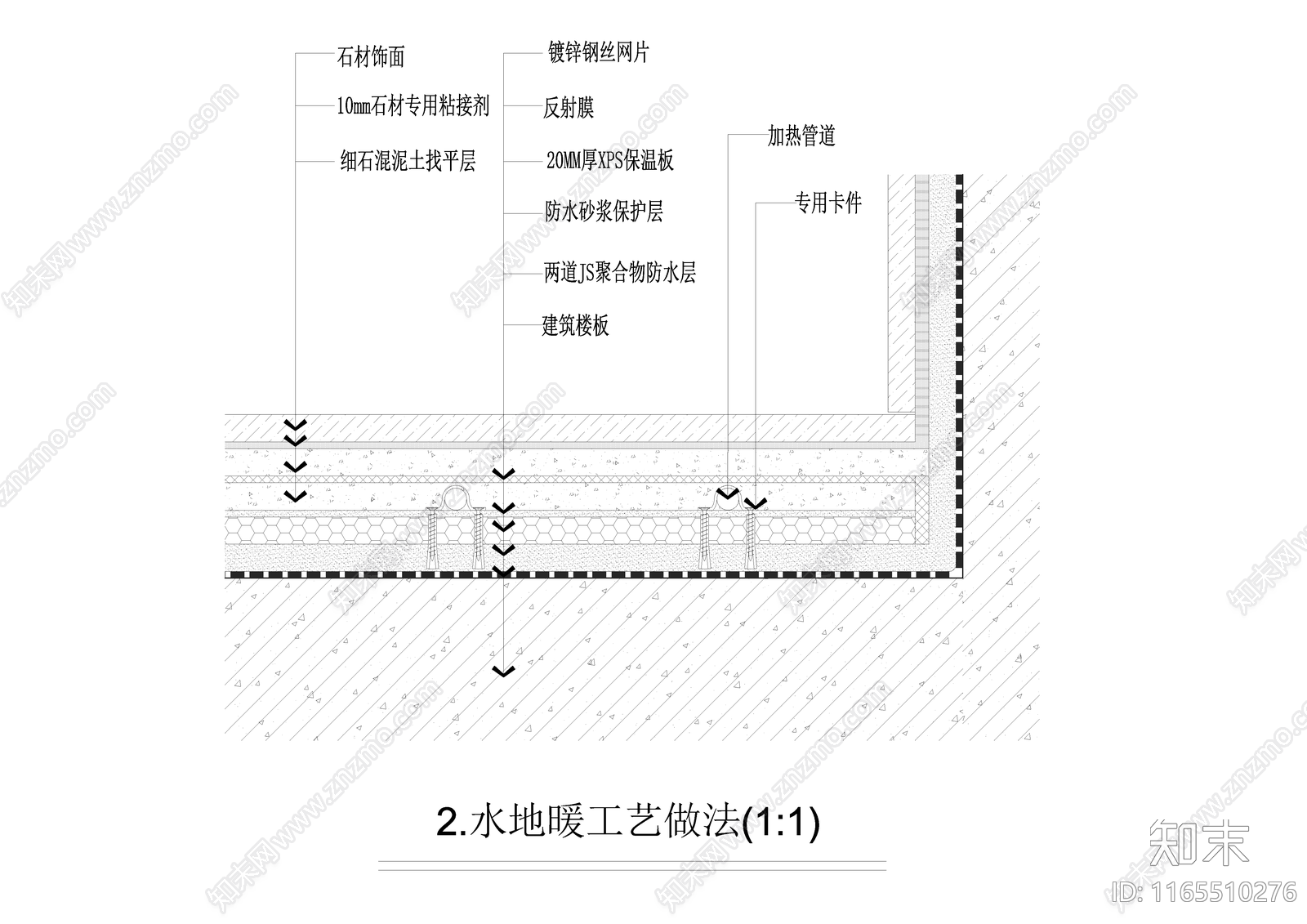 现代地面节点施工图下载【ID:1165510276】
