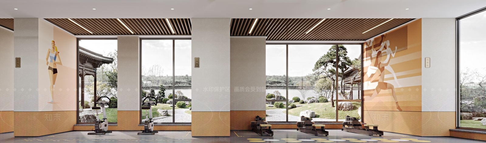 现代健身房3D模型下载【ID:1165512775】