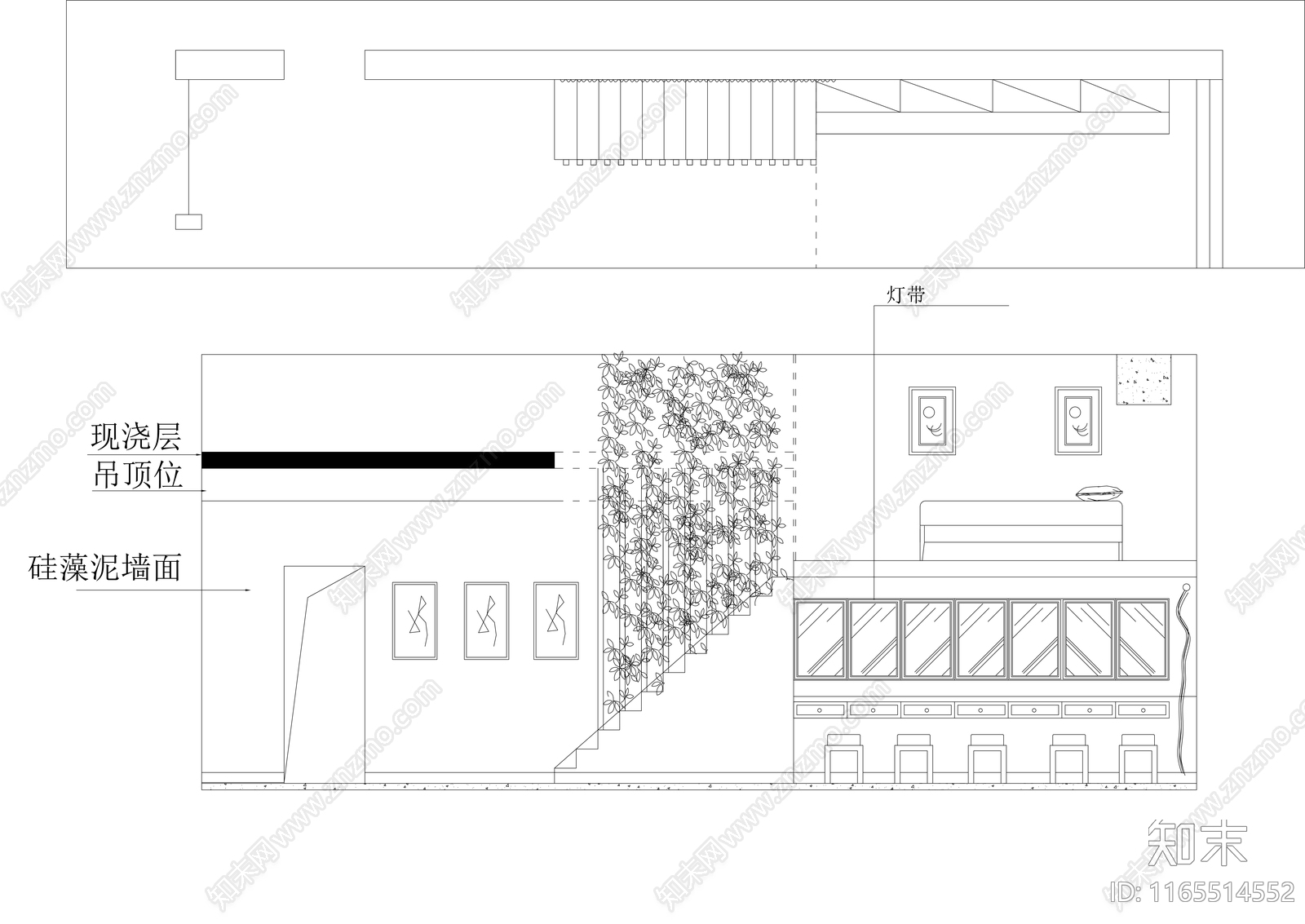 现代其他商业空间cad施工图下载【ID:1165514552】