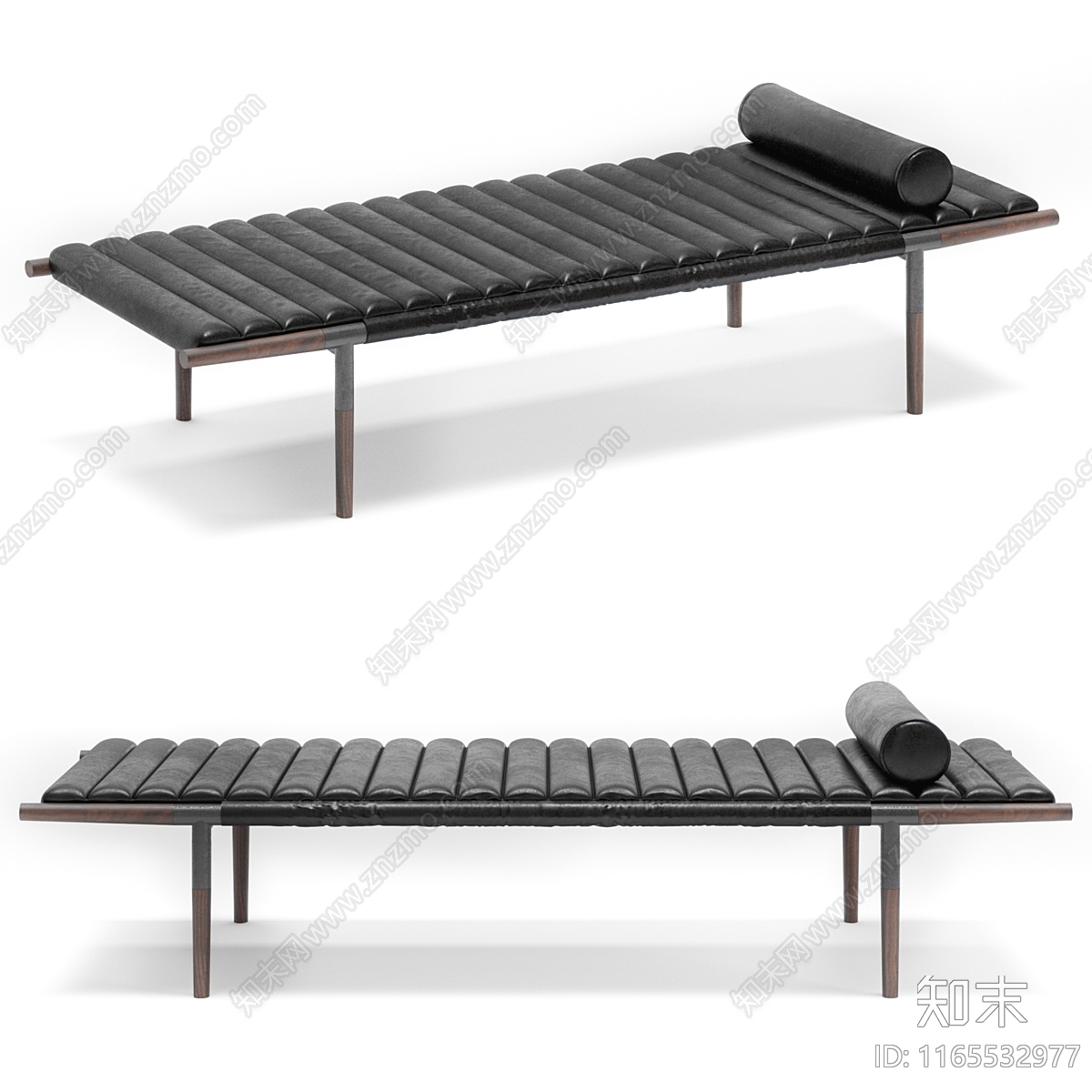 现代新中式沙发凳SU模型下载【ID:1165532977】