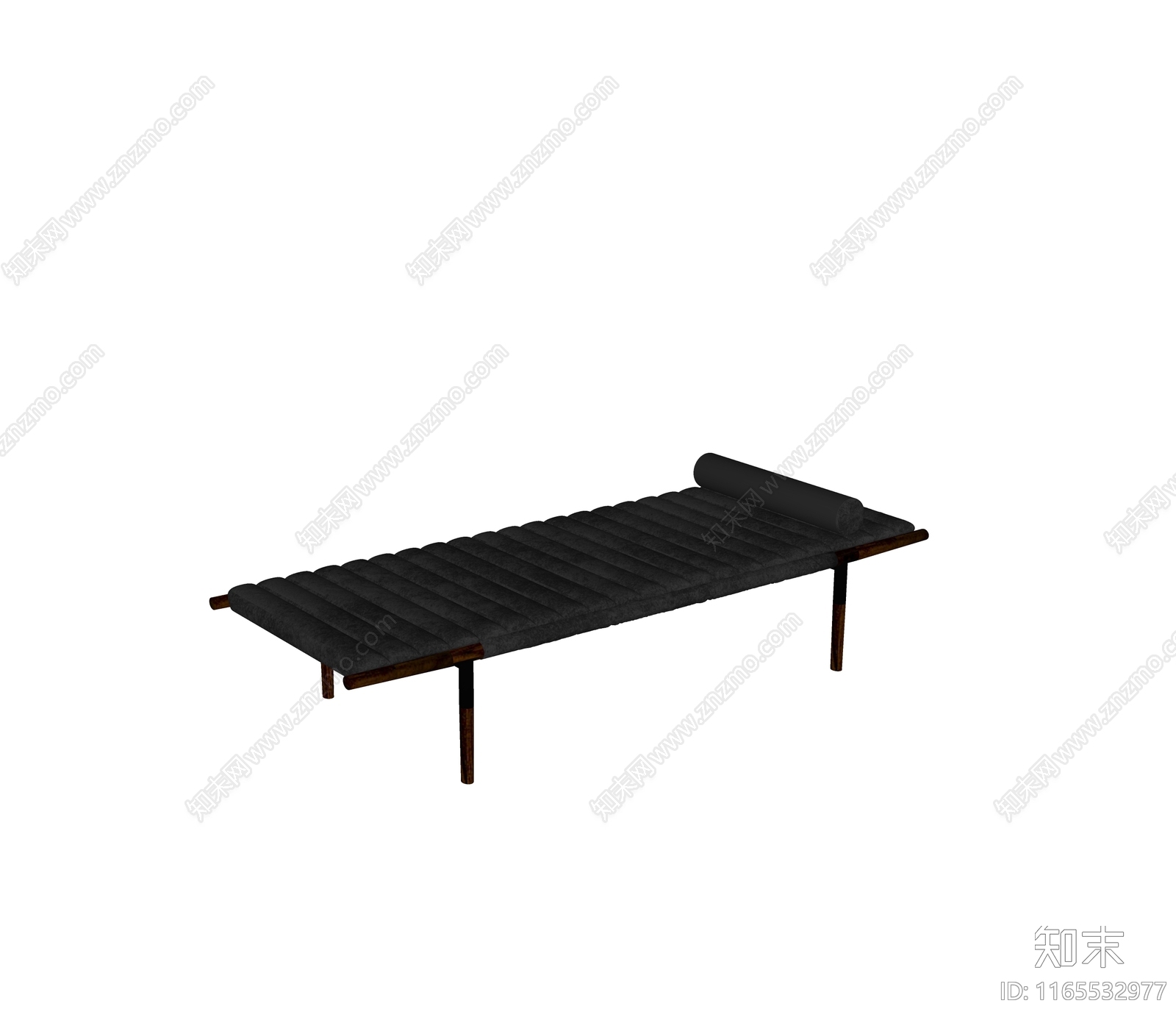 现代新中式沙发凳SU模型下载【ID:1165532977】