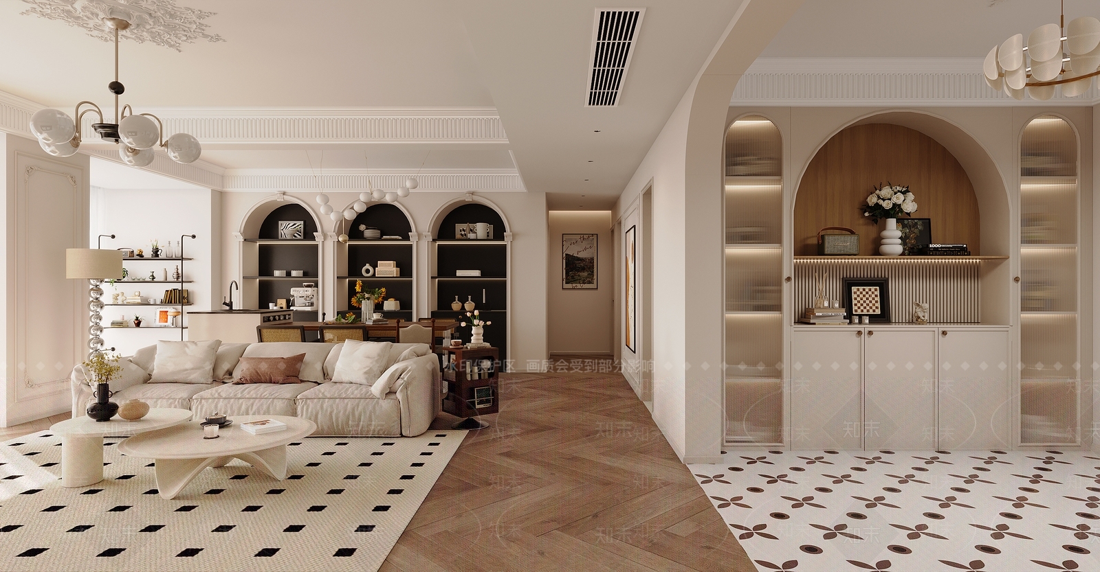 现代玄关3D模型下载【ID:1214647158】