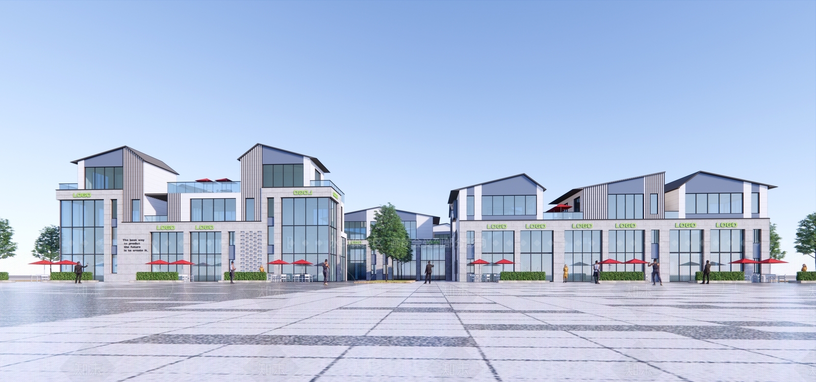 现代其他商业建筑SU模型下载【ID:1165542236】