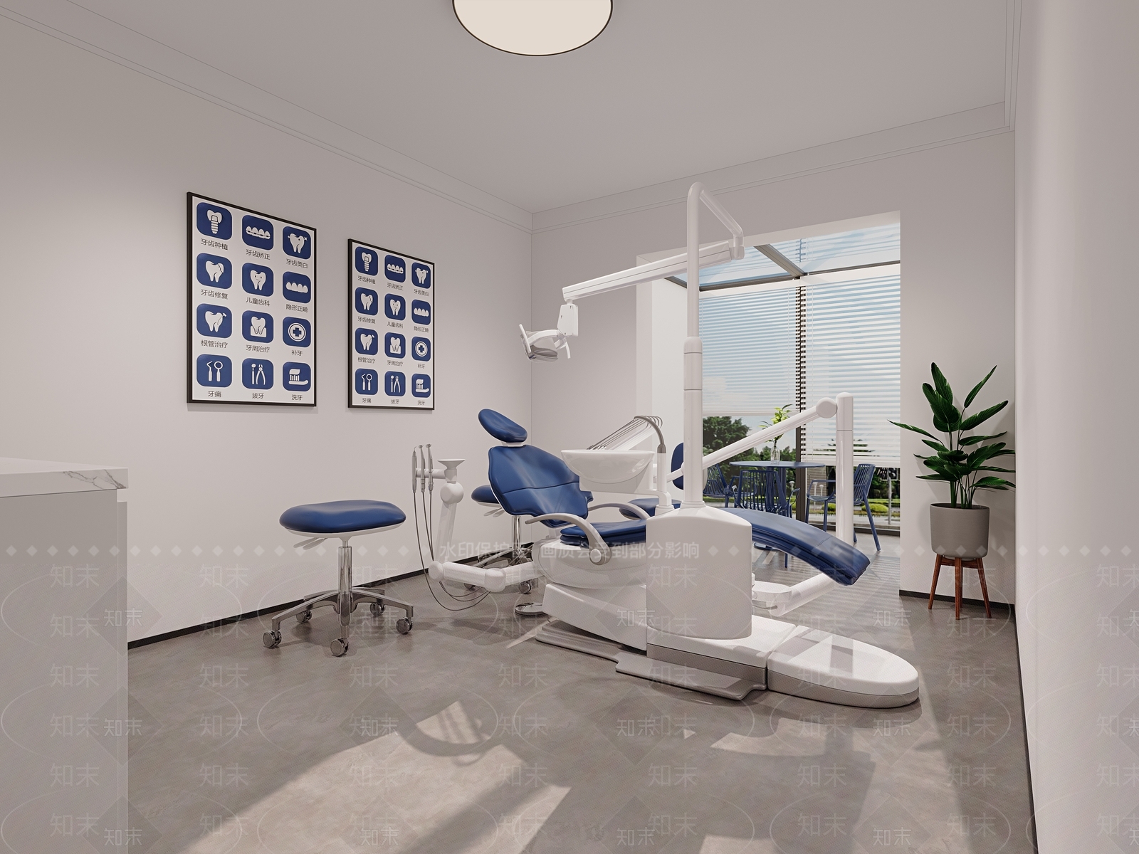 现代医院3D模型下载【ID:1165544526】