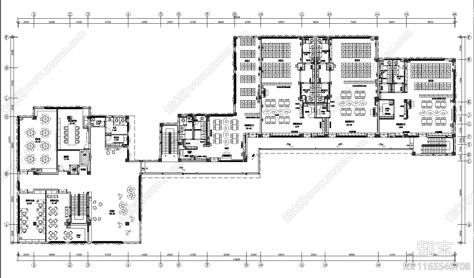 现代幼儿园cad施工图下载【ID:1165546708】