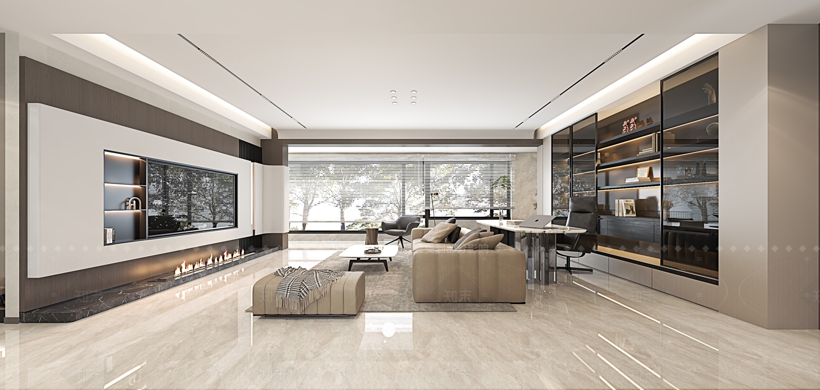 现代玄关3D模型下载【ID:1214647660】