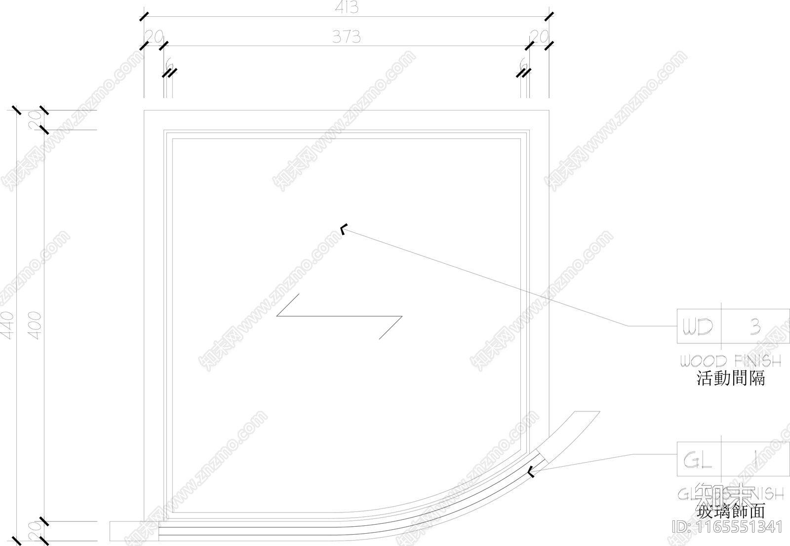 现代家具节点详图cad施工图下载【ID:1165551341】